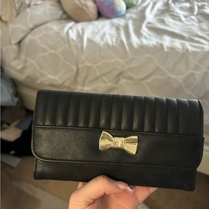 Clutch Purse Black and Gold